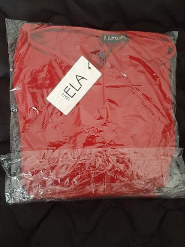 Qırmızı midi don - Klassik A-kəsim siluet: beldən oturan, ətəyi — 4