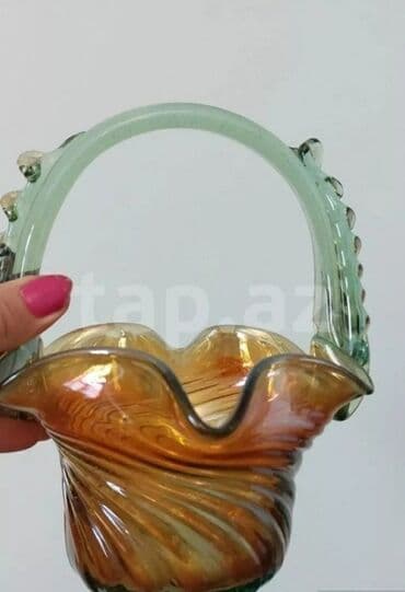 meyvə qablari: 4 ədəd qədimi meyvə, çərəz qabları. Şüşə. Hamısı bir yerdə 18 azn — 3