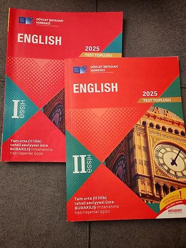 Məhsul: “English 2025 – Test Toplusu” (Dövlət İmtahan Mərkəzi)
