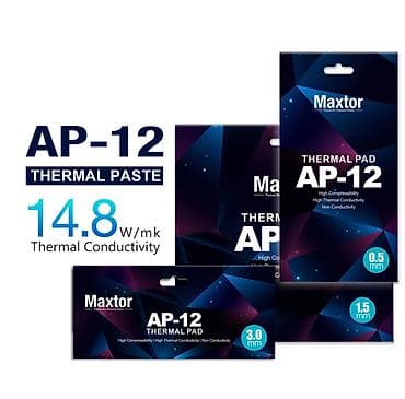 hard disk ssd: TermoPad Maxtor AP-12 Thermal Pad-14.8W/m-k, boz Maxtor AP-12 — 3