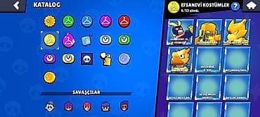 profil şəkilləri: Brawl Stars hesabı – yüksək səviyyəli, geniş kolleksiya - Kupa yolu — 7