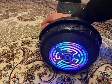 CD, DVD disklər və kassetlər: Elektrikli balans skuteri (hoverboard) – LED işıqlı model - Təkər — 1