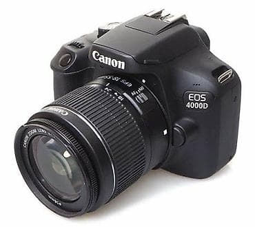 msi az: Canon EOS 4000D DSLR fotoaparat + EF-S 18-55mm obyektiv - 18 MP APS-C — 1