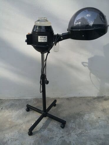 sac duzləşdirici keratin: Saç buxar aparatı Yəkərli, qara reng peşəkar saç buxarlayıcısıdır — 3