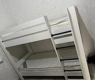 Oğlan və qız üçün, Yeni, Çarpayı, Matras ilə, Siyirməsiz, Taxta