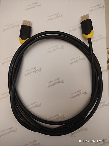 av hdmi adapter: HDMI kabel - Bir ucları – birbaşa HDMI (standart tip A) konnektorları — 1