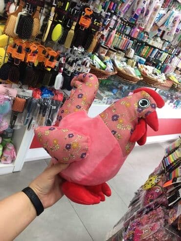 Dükan deyil. 33/33 sm. Təzə Yumşaq oyuncaq Xoruz əldədi. Rəng