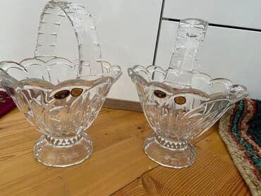 Süfrə qab-qacaqı: Xrustal Bohemia satilir.sirniyyat qabi. 1 denedi. tezedir — 1