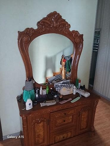 pc masa: Klassik üslubda tam yataq otağı və qonaq otağı mebel dəsti Təsvir: - — 4