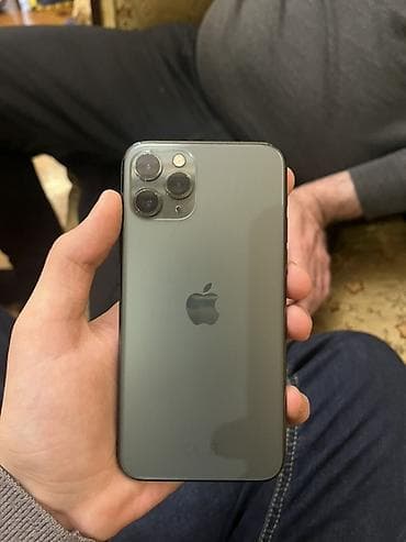 Бытовая техника: IPhone 11 Pro, 64 ГБ, Зеленый, Face ID — 1