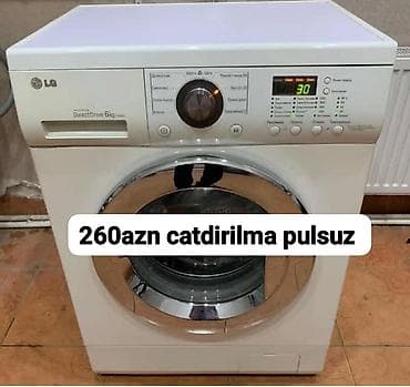 Paltaryuyan maşın LG, 6 kq, Qurutmasız, Kredit yoxdur