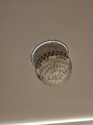 işlənmiş lustur: Çılçıraq, 10 və daha çox lampa, Xrustal — 2