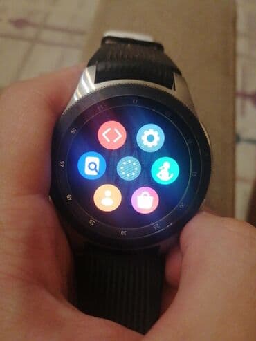 addım olcən saat: İşlənmiş, Smart saat, Samsung, Sensor ekran, rəng - Qara — 3