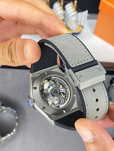 saatlar type 0: Yeni, Qol saatı, Hublot, rəng - Boz — 4