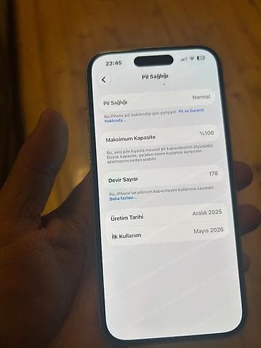 17 pro max 512: IPhone 16, 128 GB, Ağ, Simsiz şarj — 5