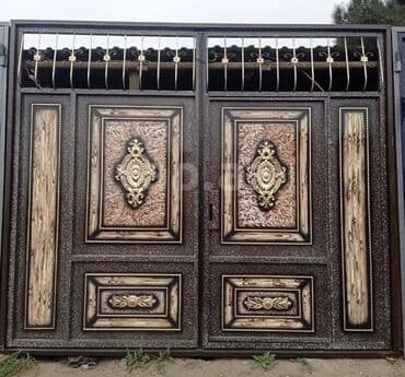 darvaza şəkilləri: Ворота и комплектующие, Дворовые, Новый, Механические, Бесплатная доставка, Платная доставка, Доставка в районы, Бесплатная установка — 21