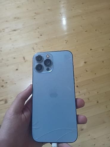 IPhone 13 Pro Max, 128 GB, Blue Titanium, Face ID lalafo.az -da IPhone 13 Pro Max, 128 GB, Blue Titanium, Face ID