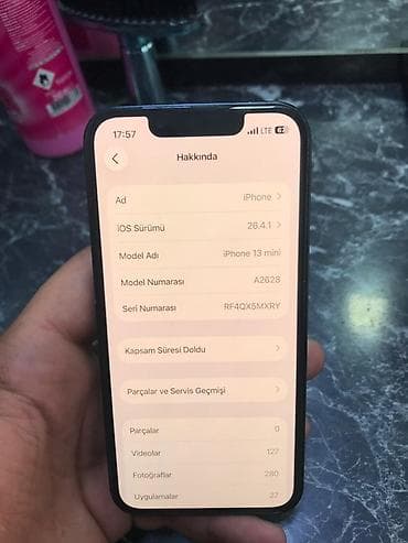 maqnitafon satisi: IPhone 13 mini, 128 GB, Midnight, Simsiz şarj, Face ID — 8