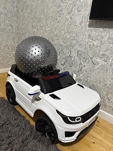 ural maşınları: Uşaq üçün elektrikli polis maşını – JC-002 - Korpus: ağ rəng, SUV — 2