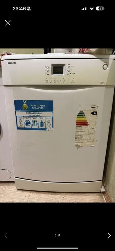 panel cit: Qabyuyan maşın Beko, Tam qabaritli (60 sm.), Ayrıca dayanan — 5