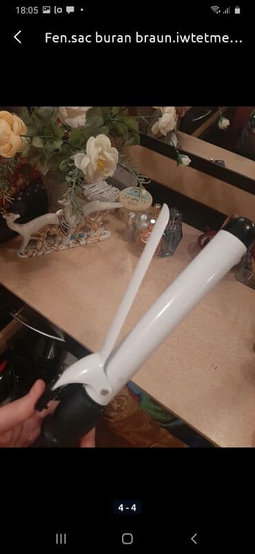 Düzləşdiricilər və ütüfenlər: Utu feni satilir 20 azn ce sac burmaq ucun fen braun firmasi satilir — 1