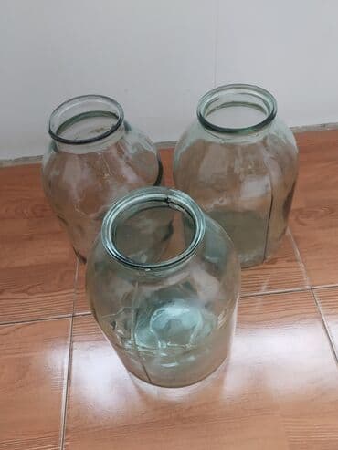 продам стеклянные банки бишкек: Bankalar satılır 12 ədəd 3 litrlik,xeylidə qatıq bankaları balaca 700 — 2