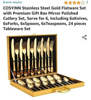 qaşıq dəstləri: Dəst paslanmaz polad sifarişlə gəlir. Zeng yada vatsap. 16 və 24 — 1