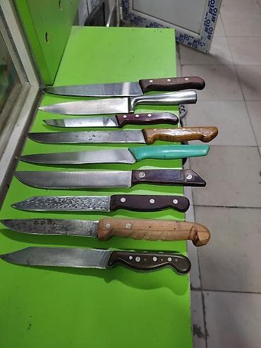 çan: Mətbəx bıçaqları dəsti – müxtəlif ölçü və təyinatlar herenin oz — 1