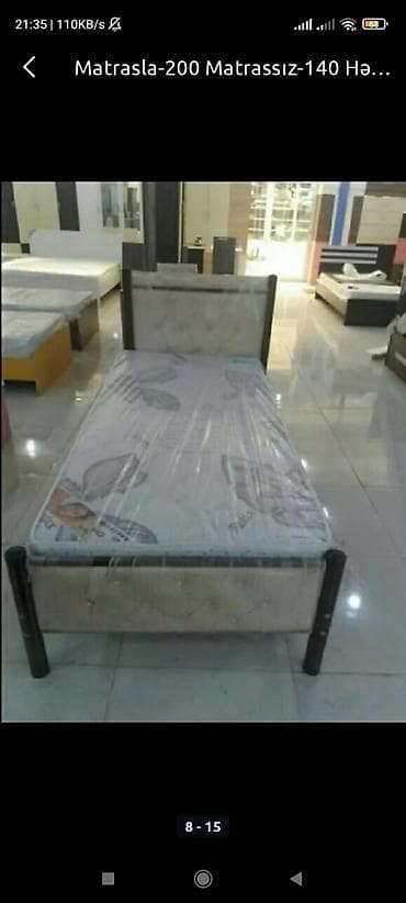 Кровати: Matrasız 140 azn matrasla 200 azn gənr secimi edə bilərsiz bir başa — 3
