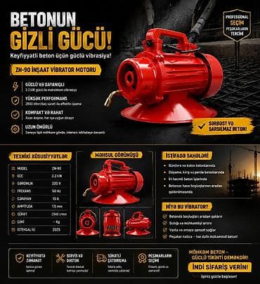 Оборудование для производства: ZN-90 İnşaat Vibrator Mühərriki – betonun gizli gücü Güclü və — 1