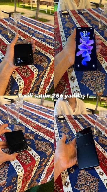 lalafo.az kondisioner: Samsung Z Flip, 256 GB, rəng - Qara, Barmaq izi — 1