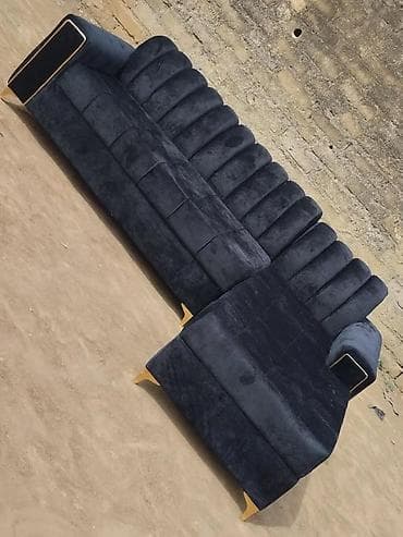 ucuz tap.az mebel: Künc divan, Açılmayan, Bazasız, Vеlur parça — 2