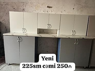 hesenoglu mebel fabriki: S zeyno*250₼ YENİ Metbex mebeli SATILIR*‼️ Hazır əldədir Olcusu 225sm — 1