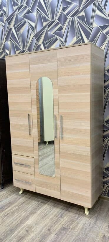 dolab satisi: Yeni, Açılan, 3 qapılı Düz dolab, Qarderob, paltar dolabı — 10