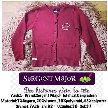 Yash:5 Brend:Sergent Major Istehsal:Bangladesh