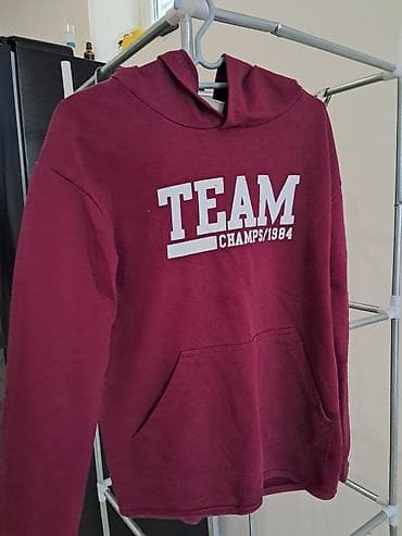 qirmizi kofta: Uşaq üçün 4 ədəd uzunqol sweatshirt dəsti - Tünd mavi sweatshirt: Ön — 3