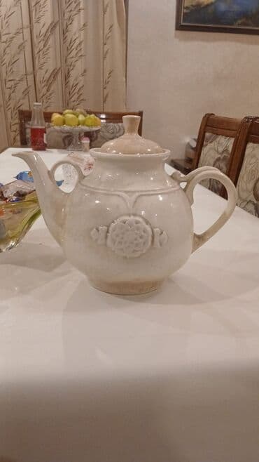 mətbəx moykası: Rəng - Bej, Dəm caydanı, Keramika, 3-dən çox l — 2