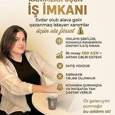 Xanımlar üçün onlayn iş imkanı - Evdar olub əlavə gəlir qazanmaq