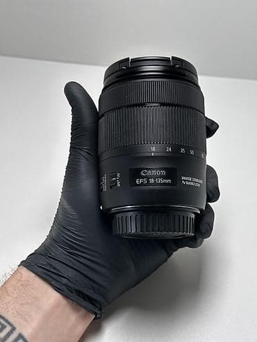 a32 işlənmiş: Canon EF-S 18-135mm f/3.5-5.6 IS USM obyektiv 2 dəfə cəmi iatifadə — 1