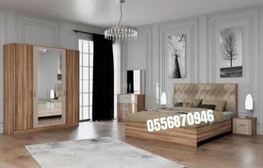 metbex skaf: İkinəfərlik çarpayı, Dolab, Termo, 2 tumba, Azərbaycan, Yeni — 28