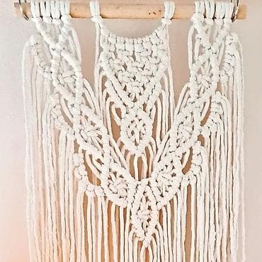bertolesiya parca: Pano Boho üslubunda makrame divar bəzəkləri - Material: 100% pambıq — 2