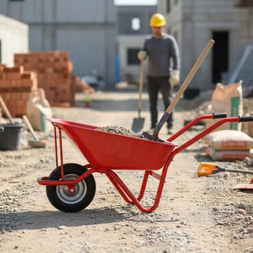 Bitkilər: Tikinti və bağ üçün əl alətləri dəsti Məhsullar: - Təkərli əl arabası — 1