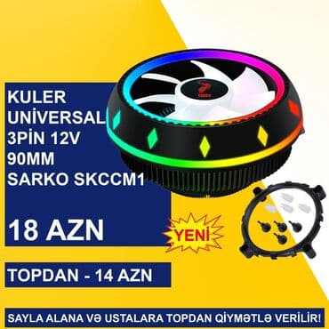 cpu kuller: Kulerlər/Fanlar/Breketlər SAYLA ALANA VƏ USTALARA TOPDAN QİYMƏTLƏ — 21