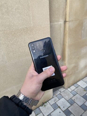 samsung a 10 's: Samsung Galaxy A10s, 32 GB, rəng - Qara, Barmaq izi — 1