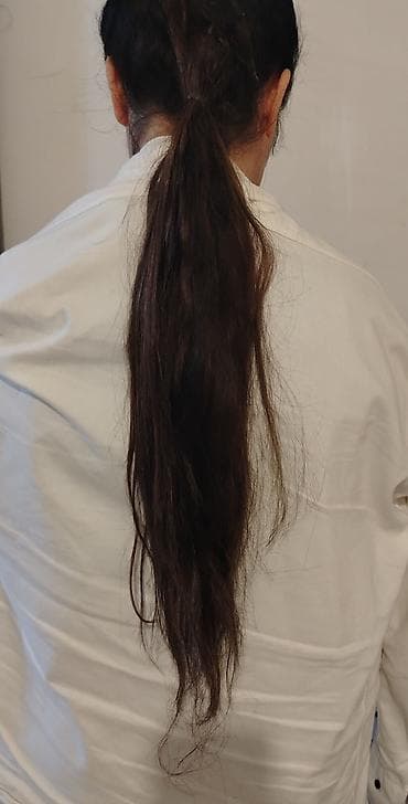 la parretta white: Krasqalidi saç içində qarışıq rəngler var sarı qara karicnivi 60sm bir — 1