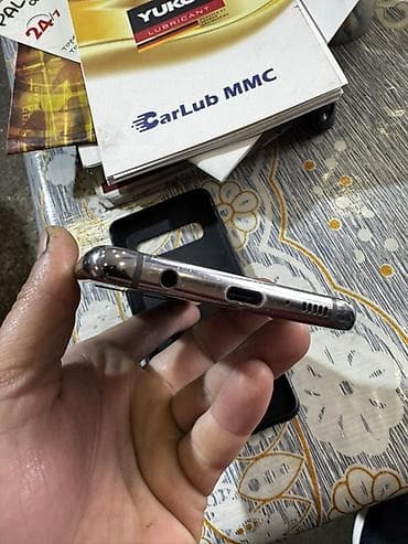 s10 plus ekran: Samsung Galaxy S10, 128 GB, rəng - Qara, Barmaq izi, İki sim kartlı, Face ID — 5