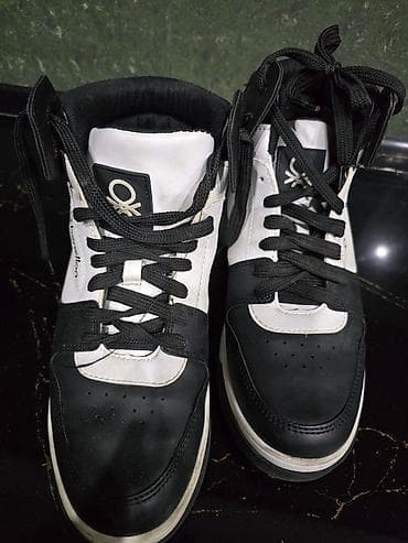 Мужская одежда: Benetton idman ayaqqabısı – 40 razmer. - Model: high-top/sniker üslubu — 4