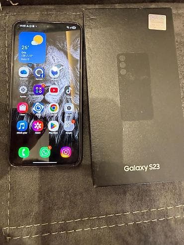 Samsung Galaxy S23, 128 GB, rəng - Qara, Barmaq izi