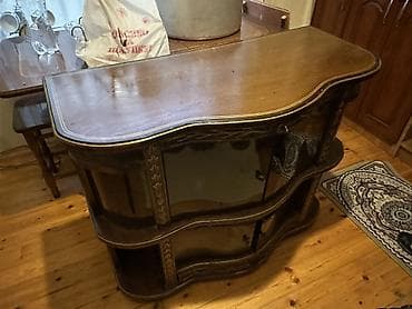 tumbuçka: Mebel: Klassik üslubda ağac konsol/TV tumbası - Material: Təbii ağac — 4