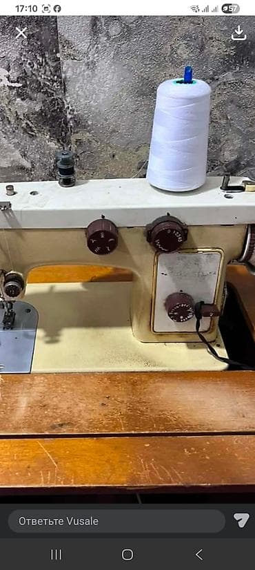 tikiş mawini: Tikiş maşını dəsti – stol və quraşdırılmış elektrikli maşın - — 3